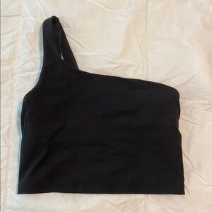 lululemon athletica Black One-Shoulder Tank Top